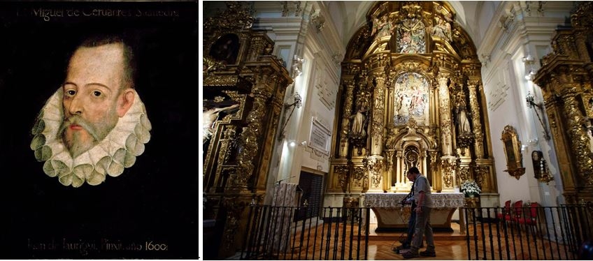 FIN DE SEMANA EN LA CRIPTA BUSCANDO A CERVANTES